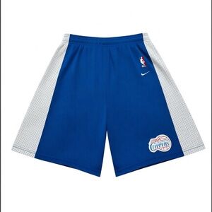 Y2K Nike Team NBA Los Angeles Clippers Basketball Shorts Men’s Medium Blue